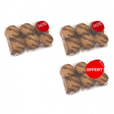 2 sachets 460G galettes achetés, le 3 ème OFFERT