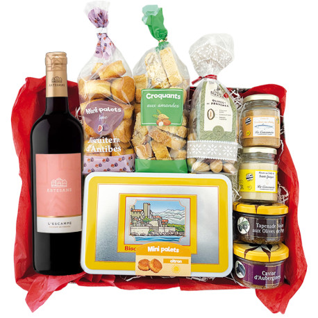 Composition festive - Rouge