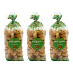 2 sachets mini palets amande 500g + 1 offert