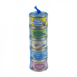 Lot de 5 rillettes de poissons 65 g