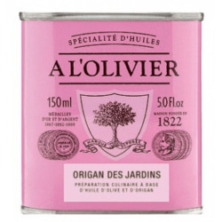 Huile d'olive Origan des jardins 15cl
