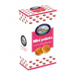 Mini palets coco framboise - boîte 200G