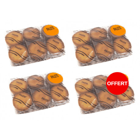 3 sachets palets 500G achetés, le 4ème OFFERT