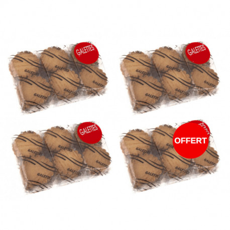 3 sachets galettes 500G achetés, le 4ème OFFERT